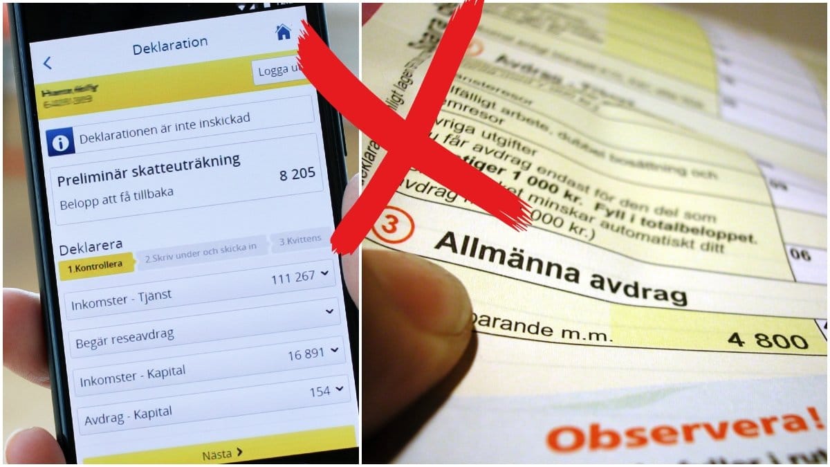 Skatteverket kan neka dig att göra avdrag i deklarationen 2025.