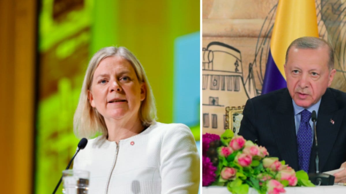 Andersson har samtalat med Erdogan angående Nato.