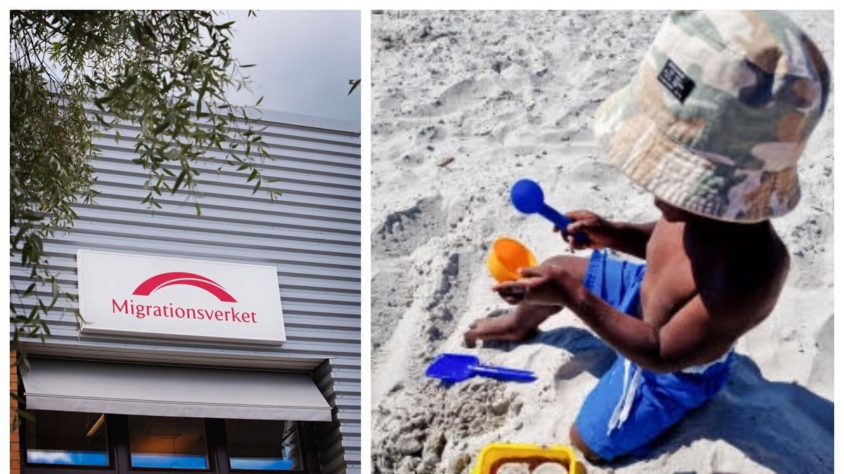 Tim, 3, har fått tillfälligt uppehållstillstånd.