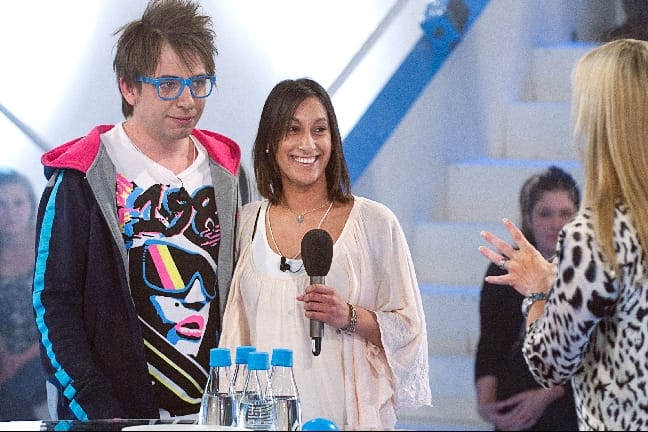 Två personer som är med i Big Brother 2011.