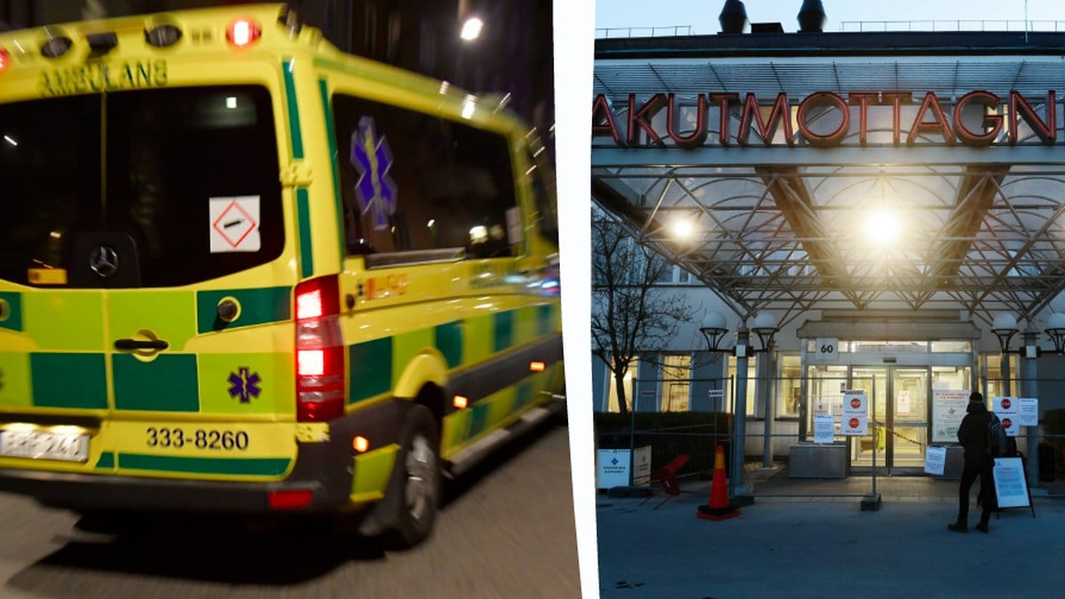Barn föll från fönster