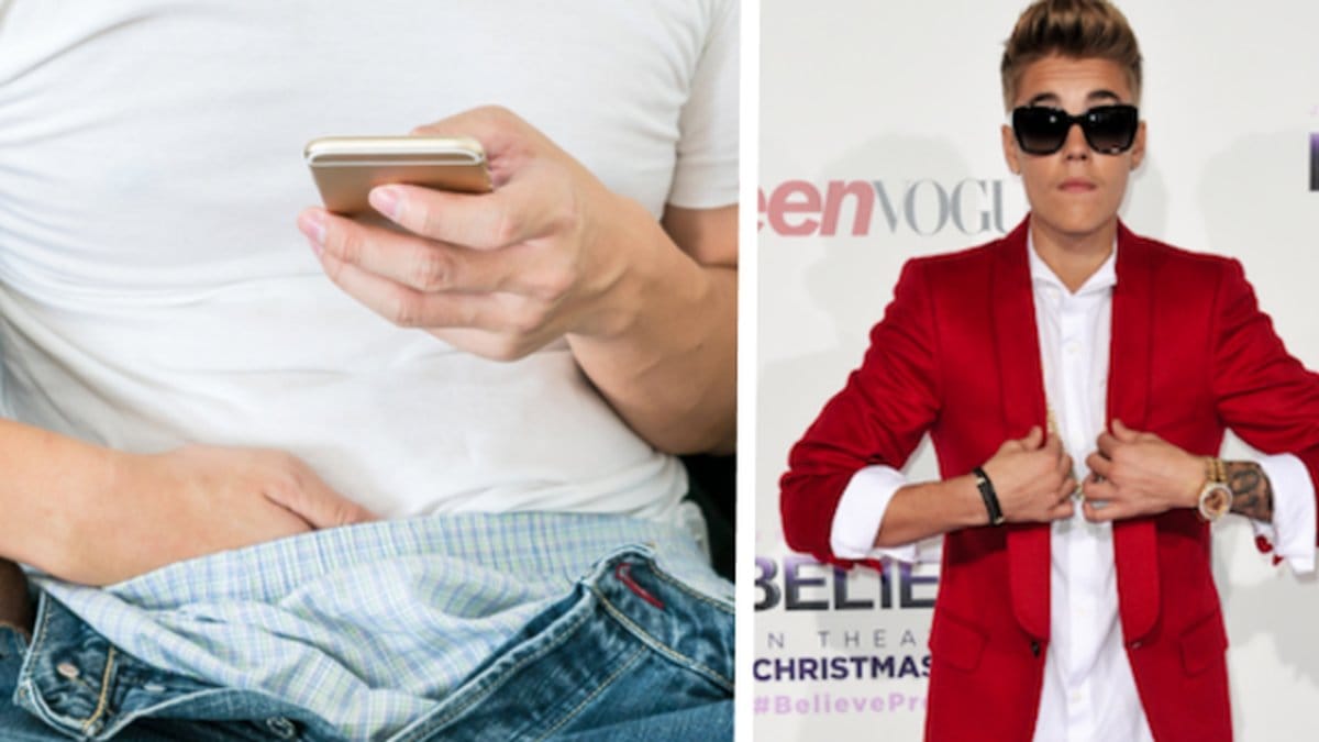 Onani, Justin Bieber