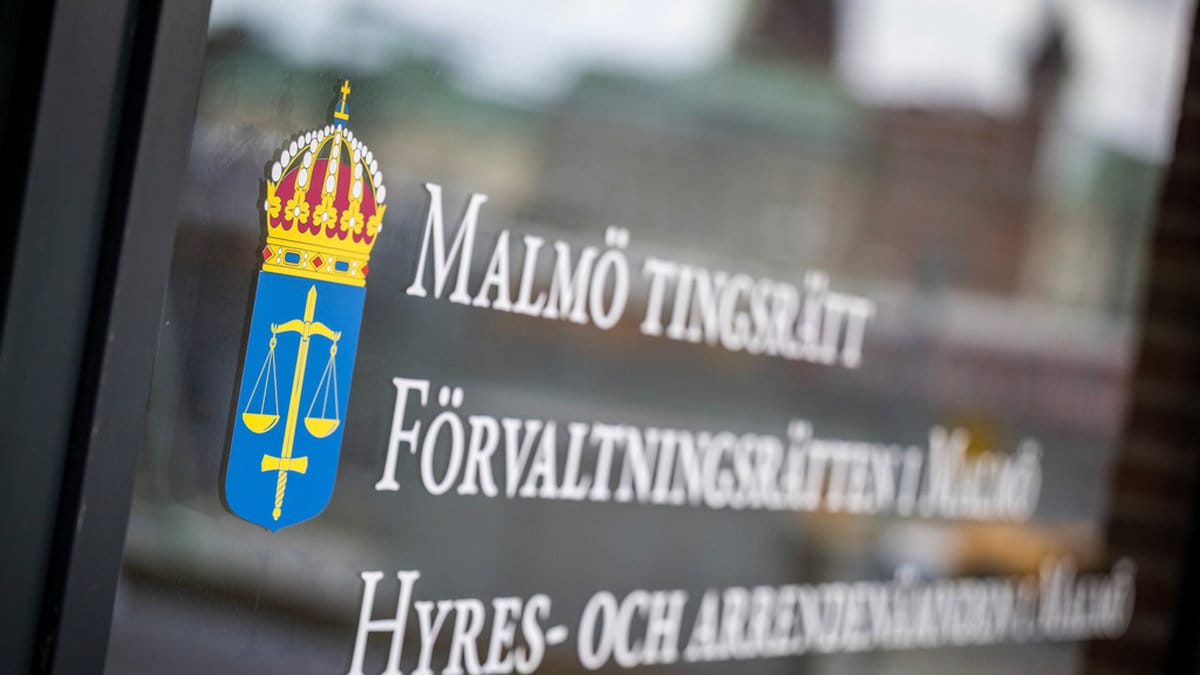 Malmö Tingsrätt ingång.