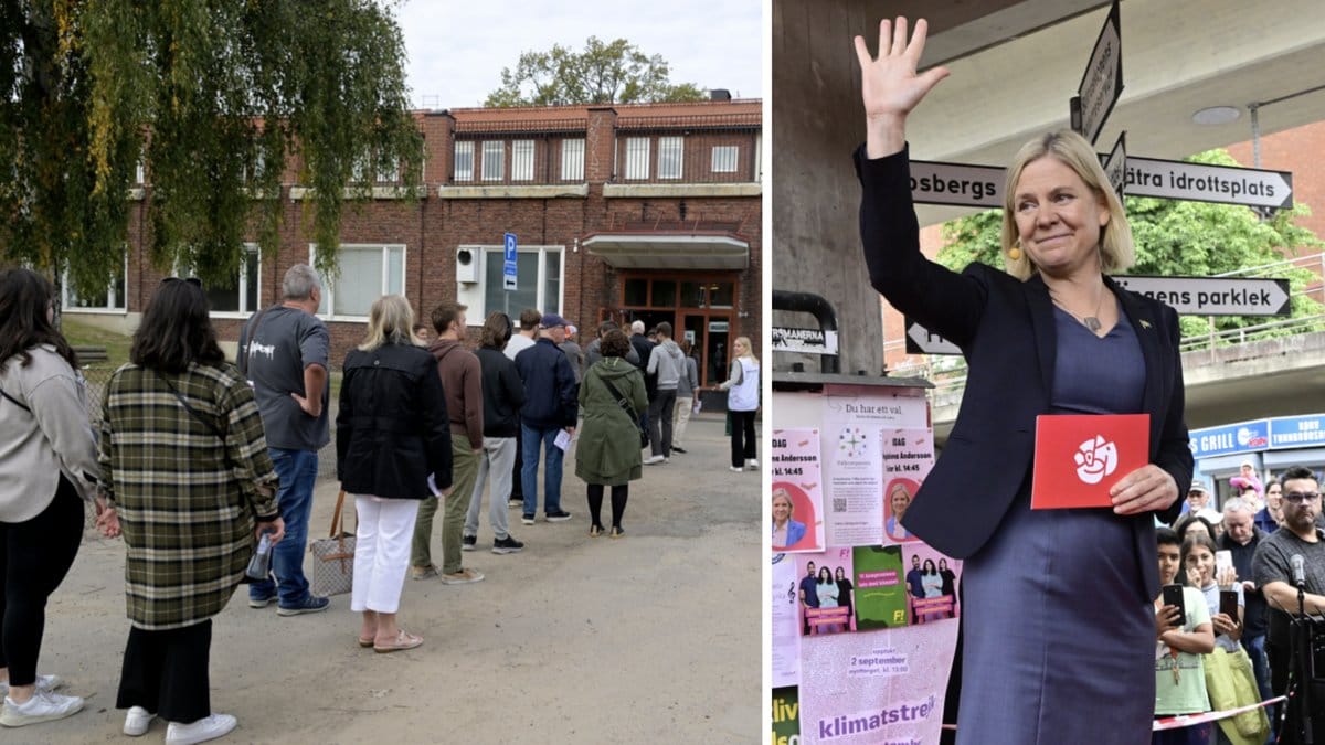 Första rösterna i valet 2022 är räknade.