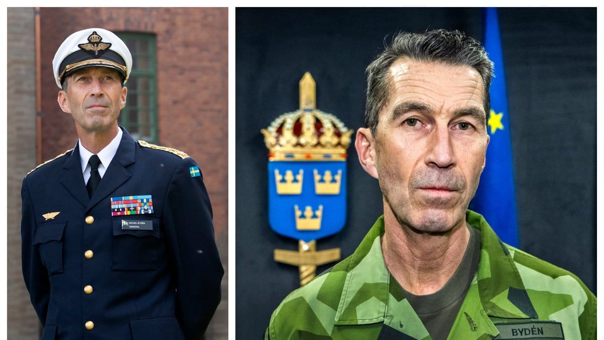 Micael Bydén är överbefälhavare i Sverige.