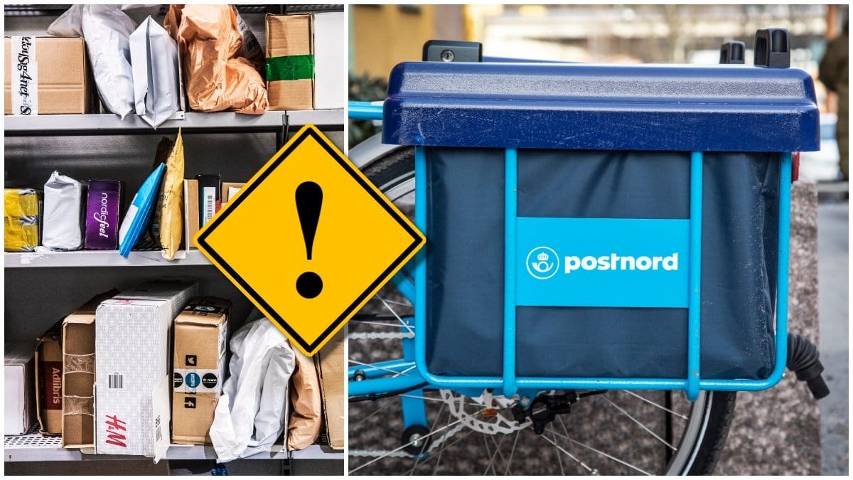 Postnord går ut med en varning.