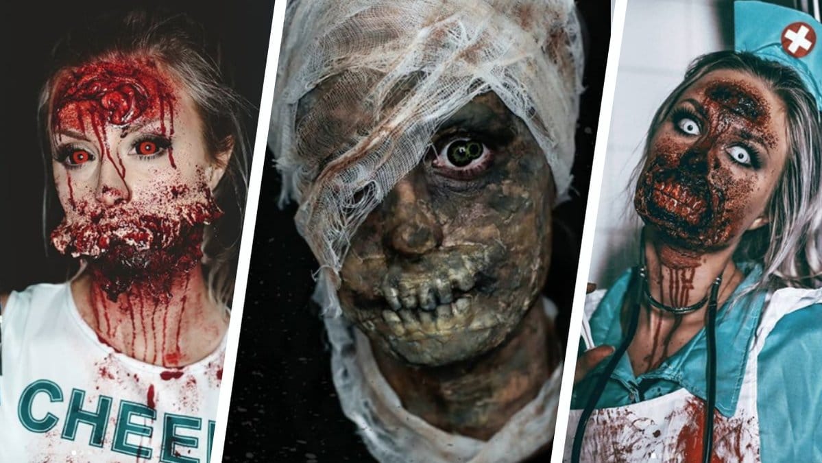 Linas halloweensminkningar har blivit väldigt populära. 