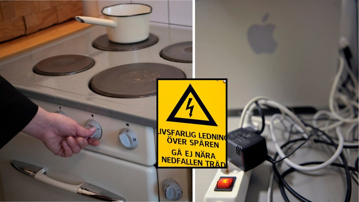 Spis och sladdar.