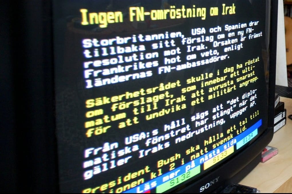 Annons på text-tv