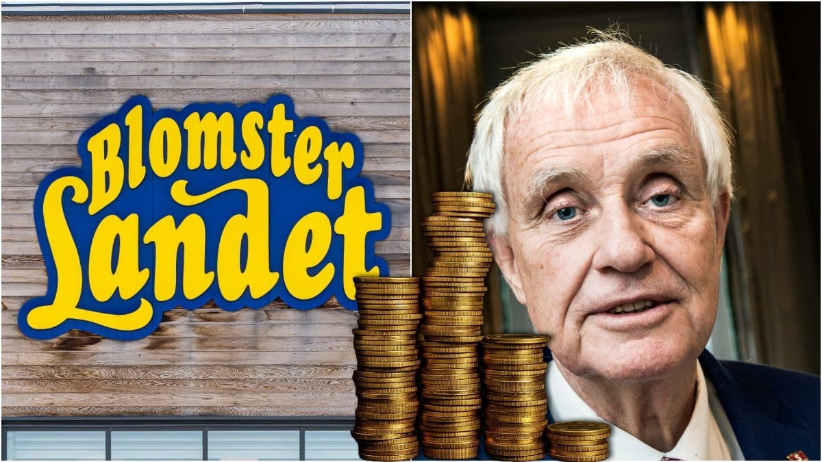 Dan Sten Olsson är huvudägare och koncernchef i Stenakoncernen, ägare av Blomsterlandet.