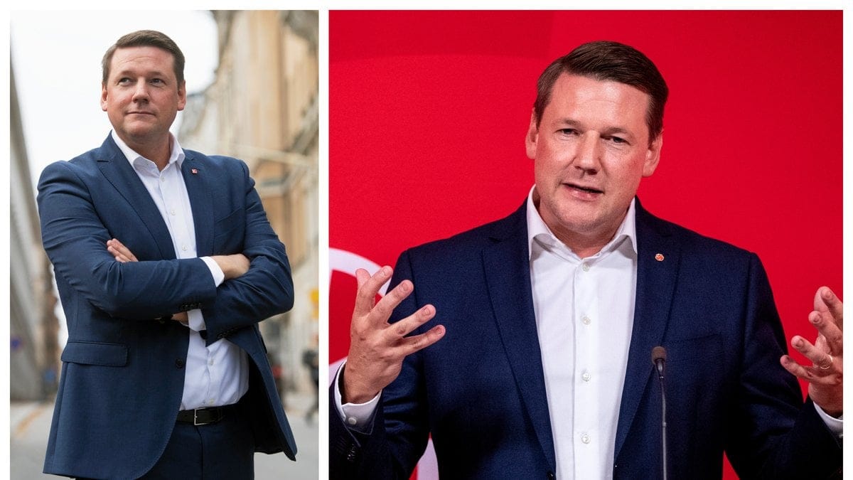 Tobias Baudin är Socialdemokraternas partisekreterare.