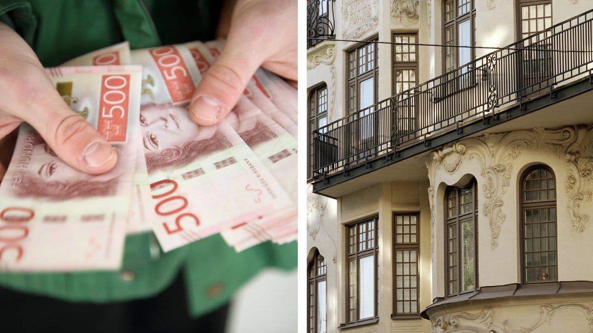 Ett par får tillbaka rekordsumma efter att ha betalat ockerhyra. Genrebilder.