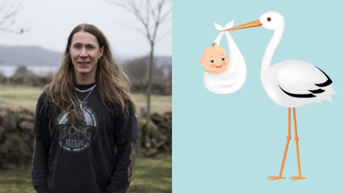 E-type, pappa, storken