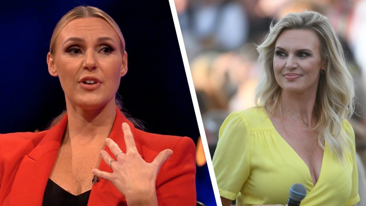 Sanna Nielsen berättar om sin sjukdomsattack i Skavlan
