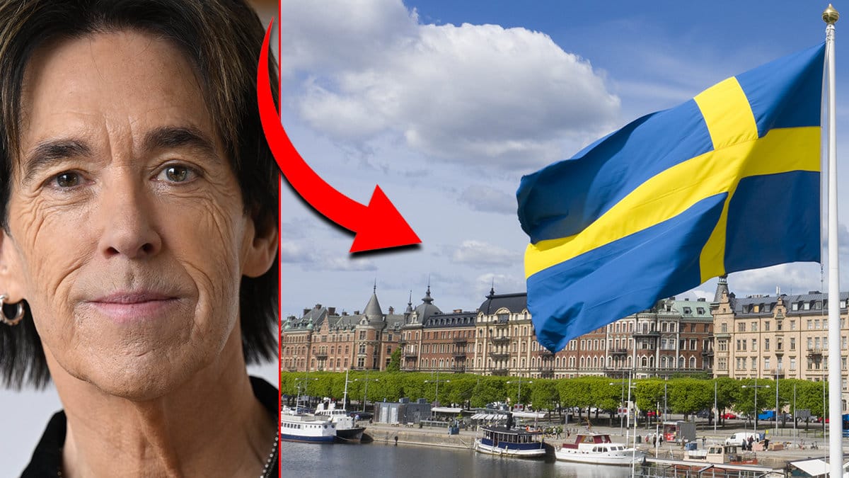 Per Gessle på Strandvägen i Stockholm