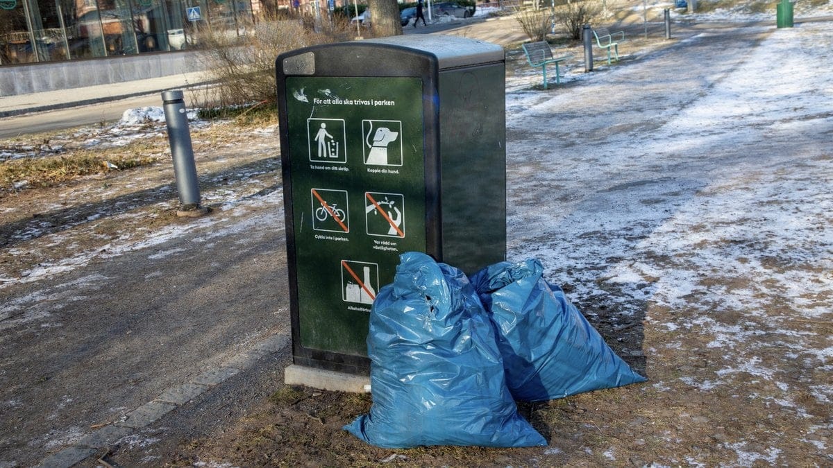 Soptunna, soppåsar
