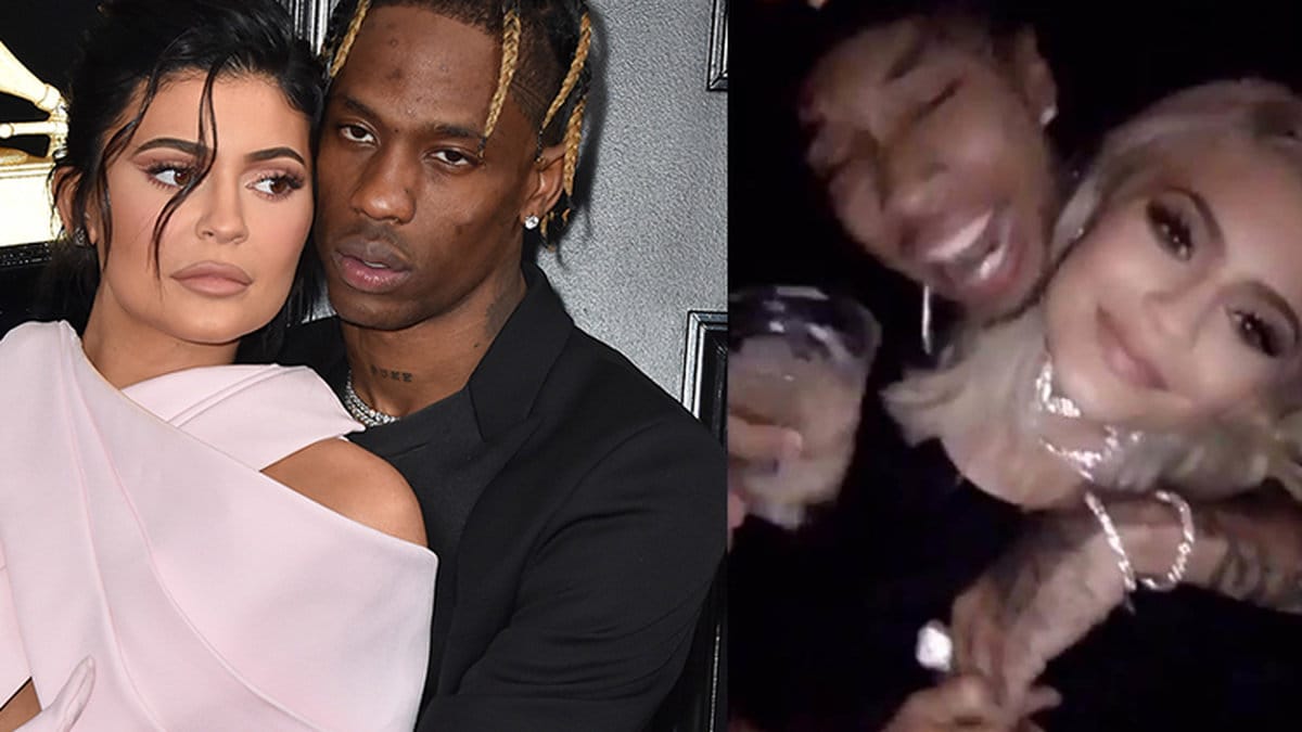 Kylie Jenner, Travis Scott och Tyga