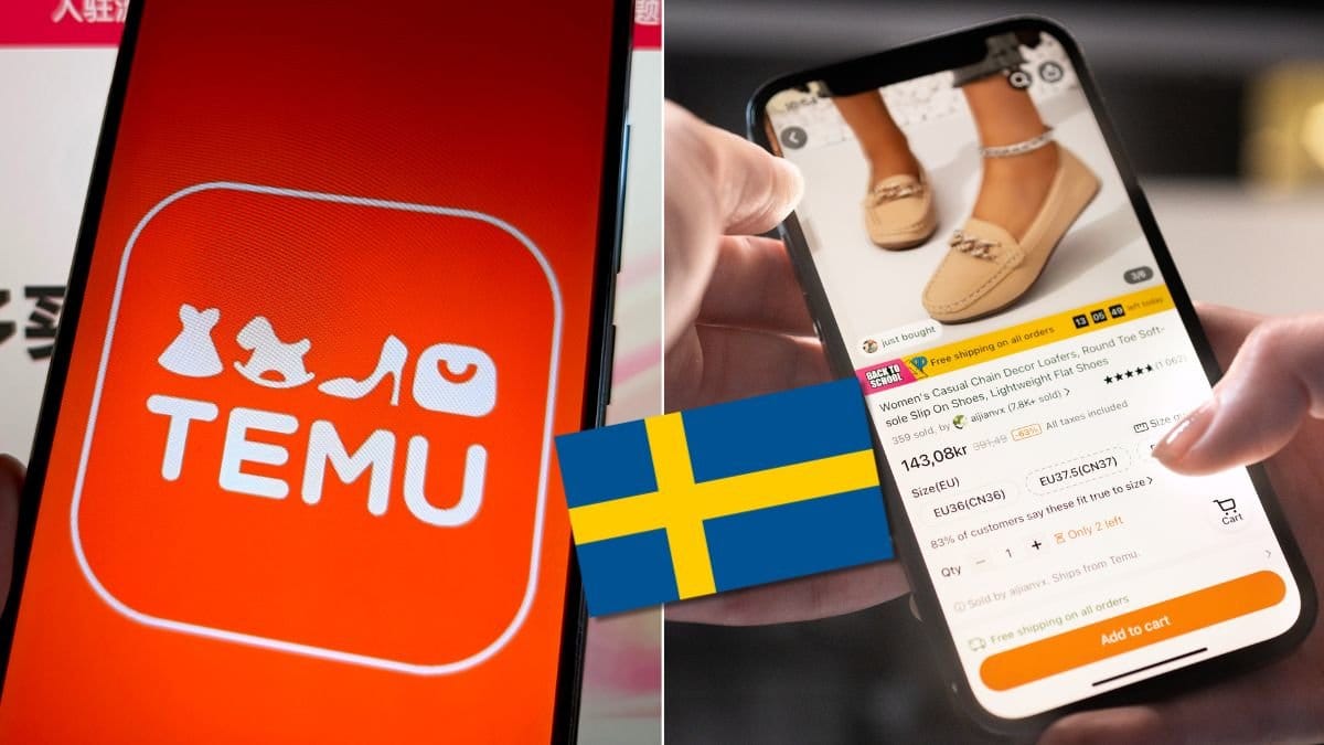 Svenskarna beställer allt mer från Temu.