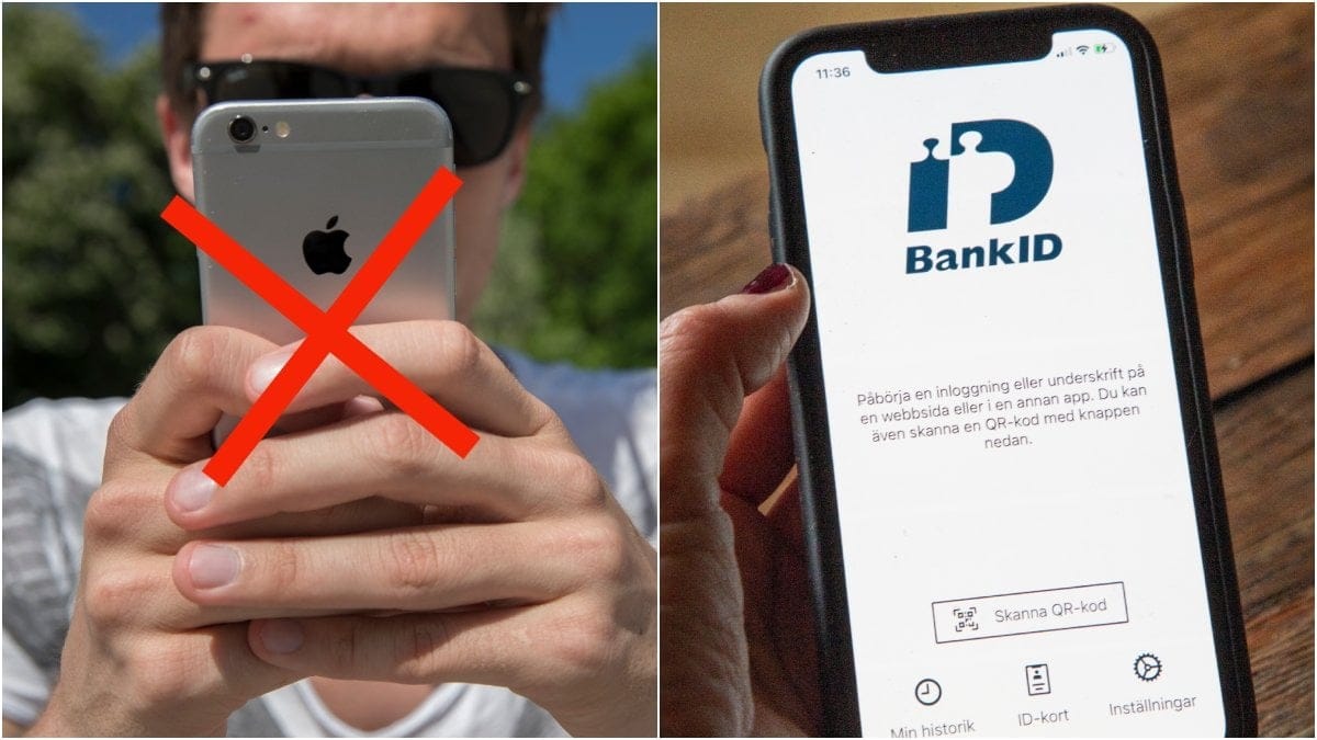 Det går inte längre att använda BankID på alla mobiler.