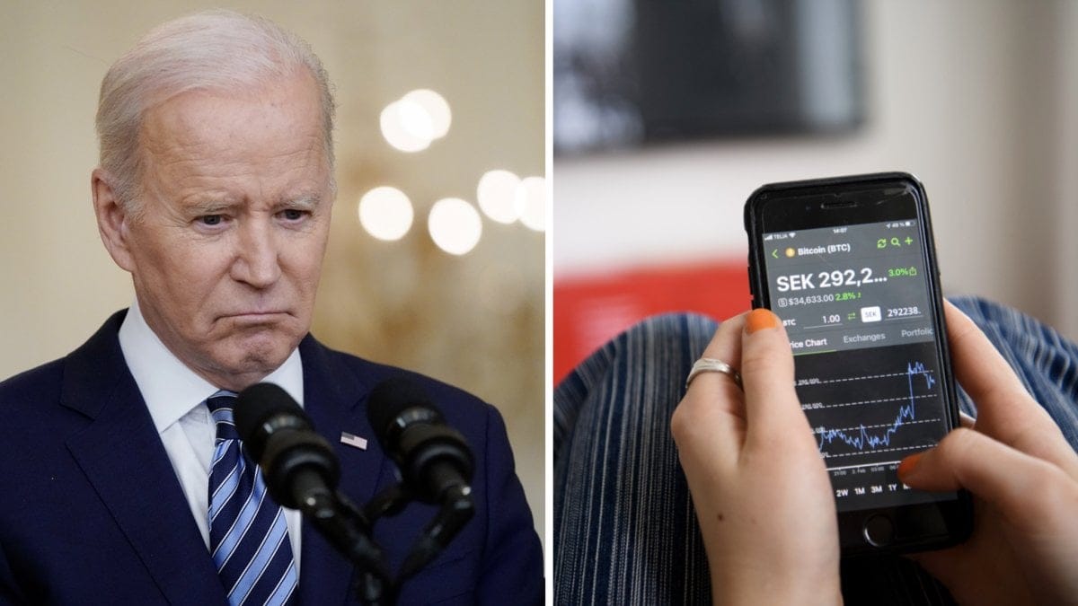 Joe Biden och genrebild.