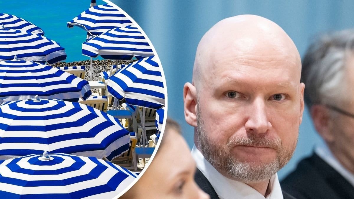 Breivik och parasoller.