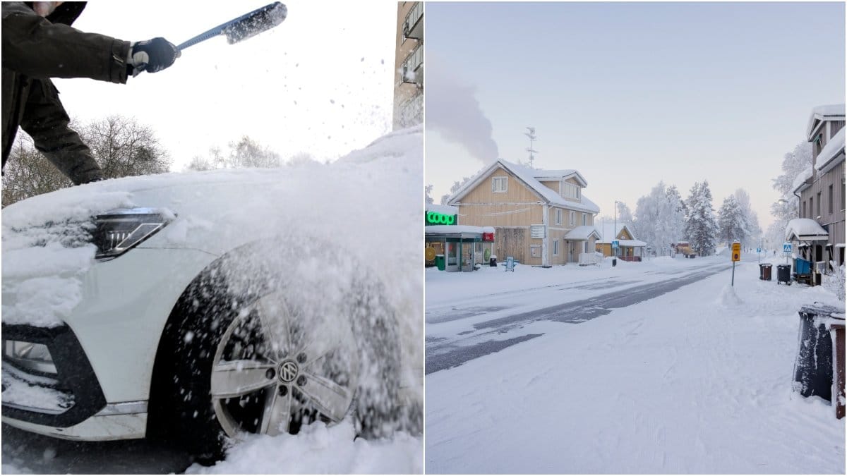 Nu kommer mer snö längs Sveriges östra kust.