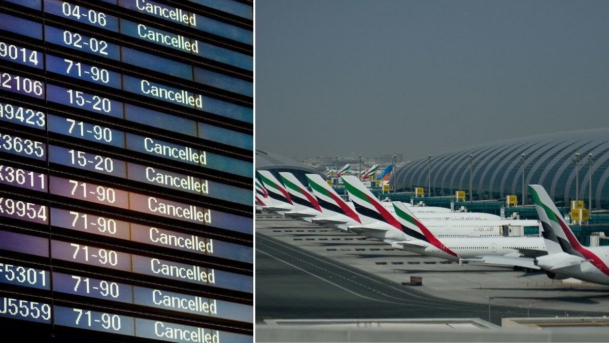 Flygplatsen i Dubai är en av världens mest trafikerade med i genomsnitt en halv miljon passagerare om dagen förra året.