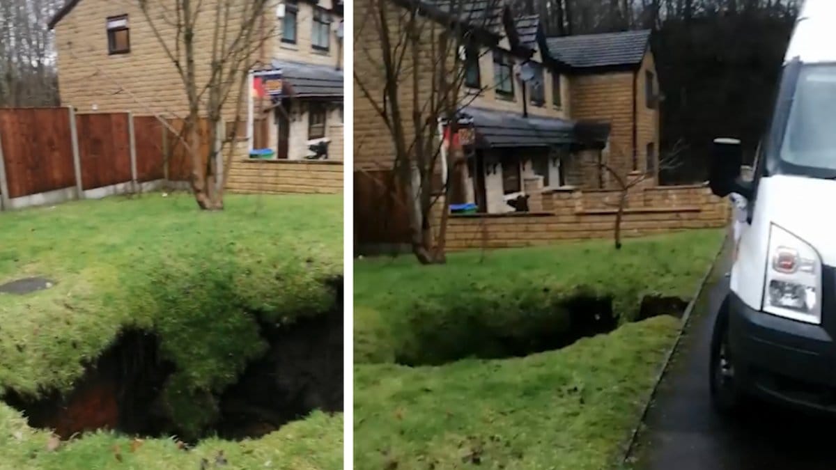 Slukhål filmades i trädgård