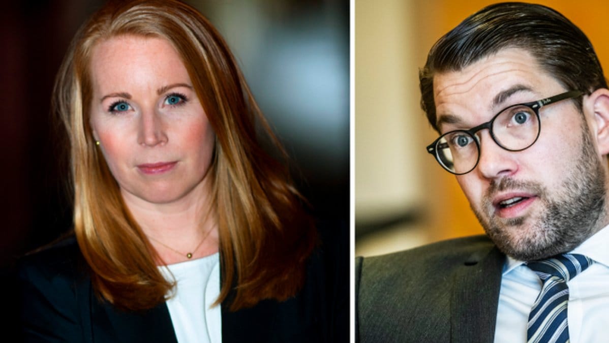 Annie Lööf ratar ett eventuellt samarbete med Sverigedemokraterna.
