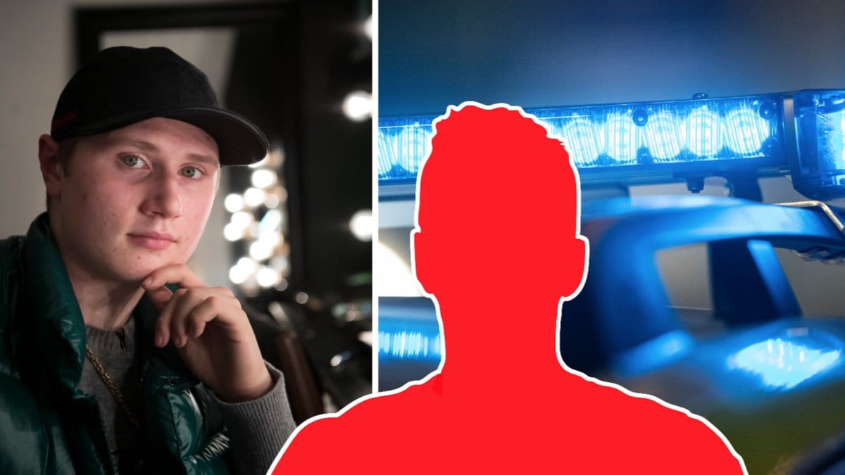 Nils Einár Grönberg och genrebild på polis.