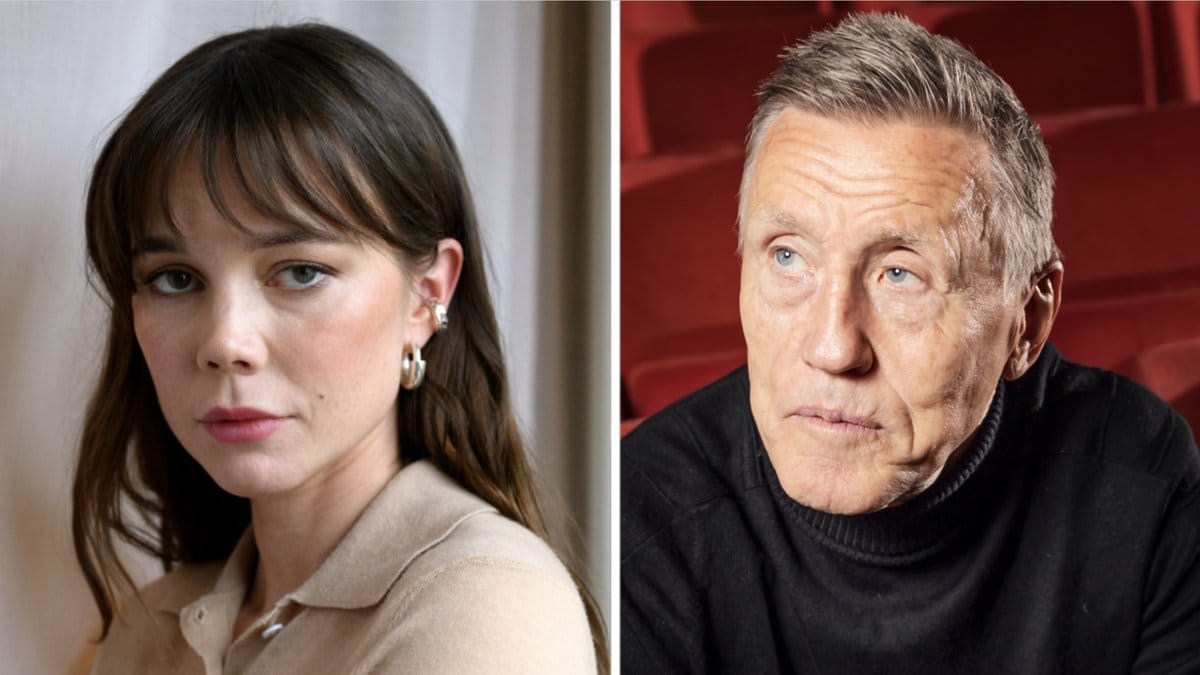 Hedda Stiernstedt och Börje Salming.