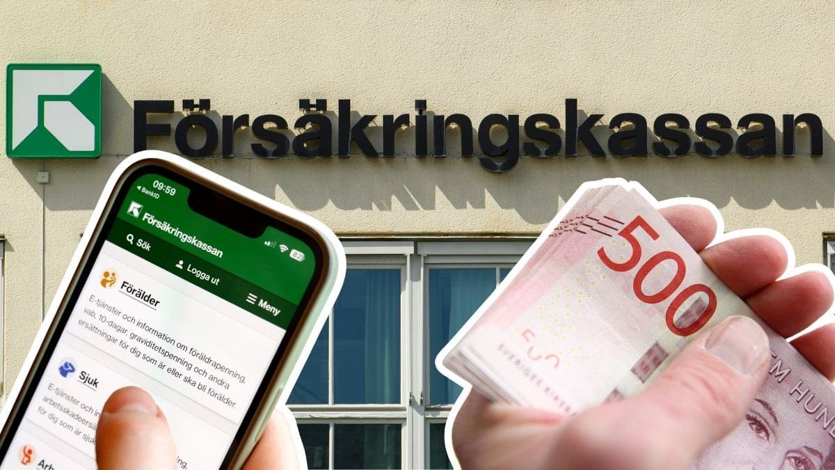 Försäkringskassan, app och pengar.