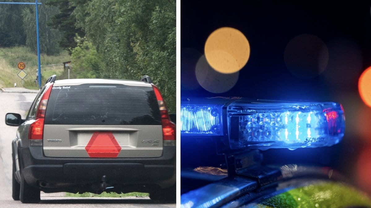 Tonåring i a-traktor flydde från polisen – körde i 180