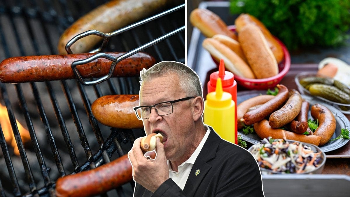 Janne Andersson och korvar