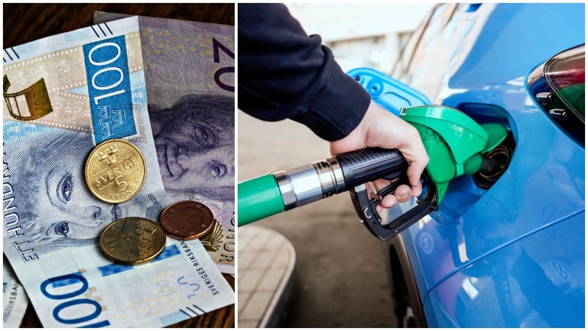Priset på bensin och diesel höjs. 