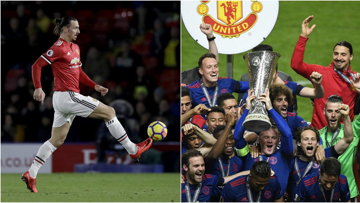 Zlatan Ibrahimovic lämnar Manchester United