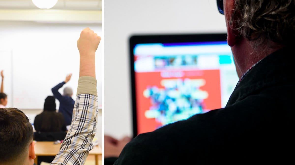 En lärare i Kristianstad misstänks ha onanerat under en lektion.