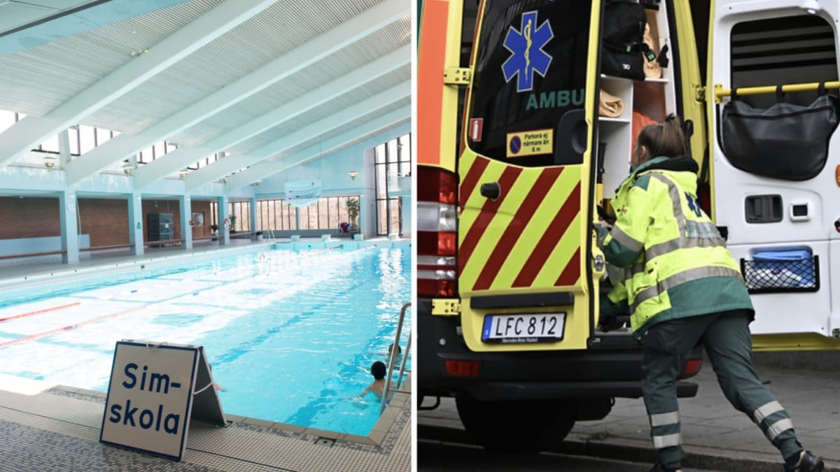 Hundratals liter har läck ut i ett badhus i Göteborg. (Genrebilder).