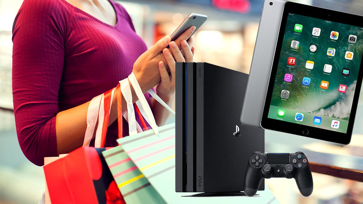Ipad och Playstation var populära produkter under Black Friday 2017