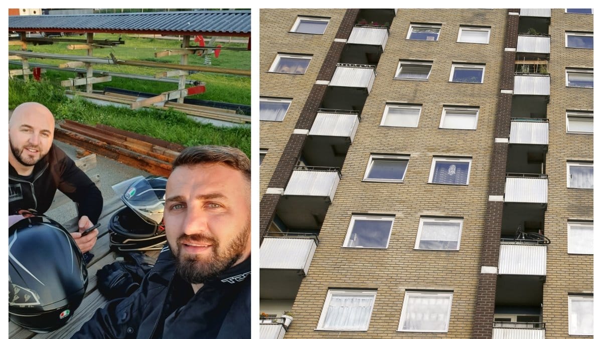 Bröderna Agron och Aziz Metaj räddade en kvinna från att falla från en balkong i Helsingborg.