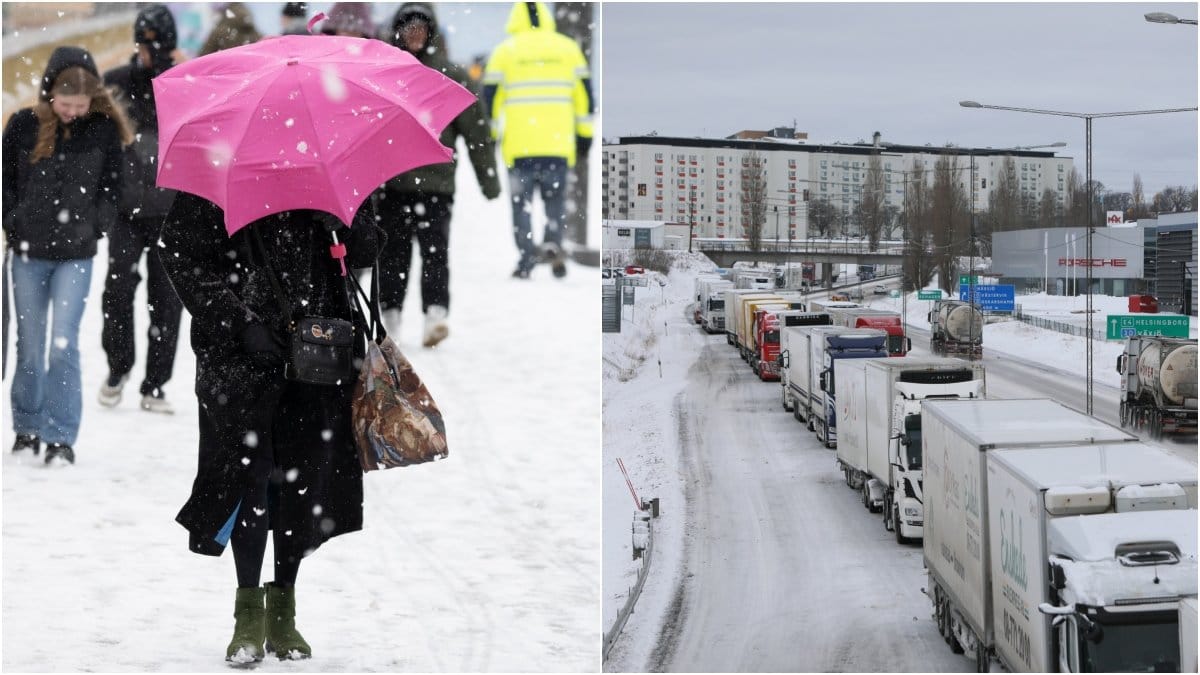 Nu kommer mer snö. 