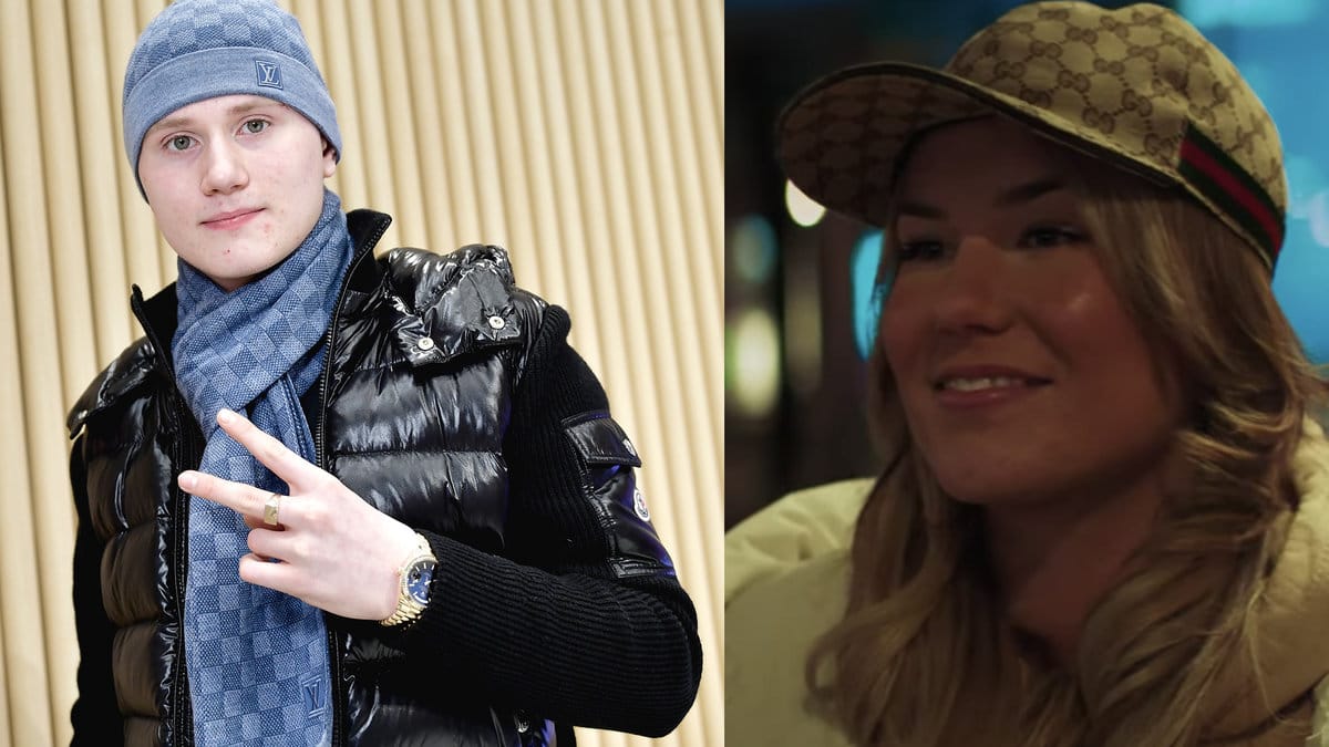Nils Einar Grönberg och flickvännen Alexandra Torgrip