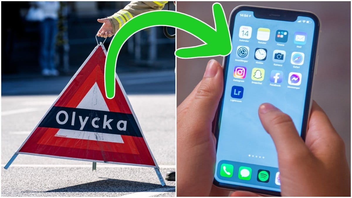 Dagens mobiltelefoner kan faktiskt vara livräddare i händelse av att en olycka inträffar.