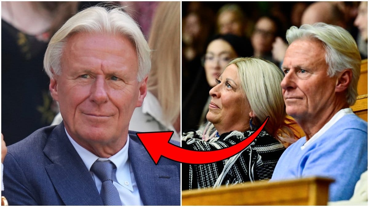 Patricia Östfeldt och Björn Borg.