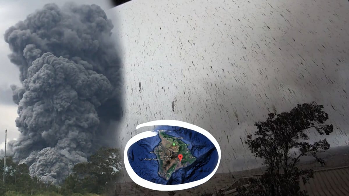 Rök/Vulkanutbrott/Hawaii