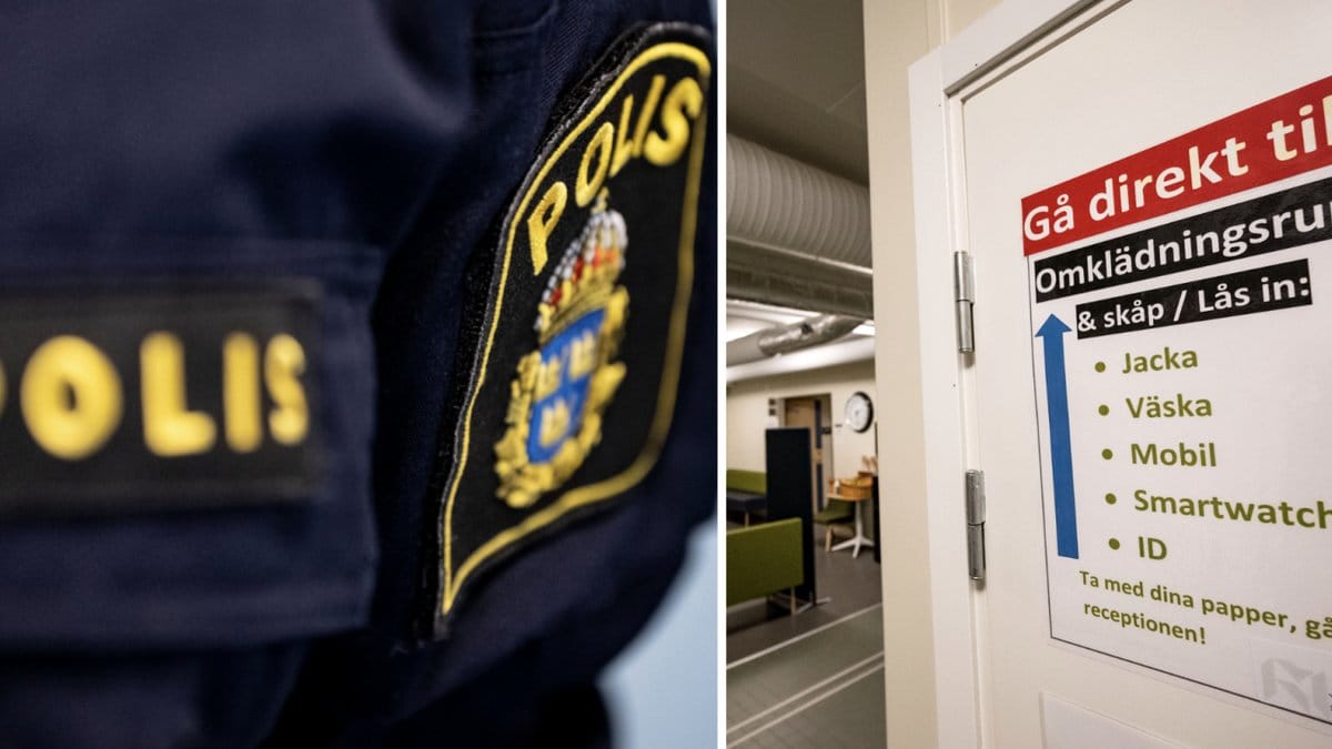 En polisstudent sköt en klasskompis i ryggen.