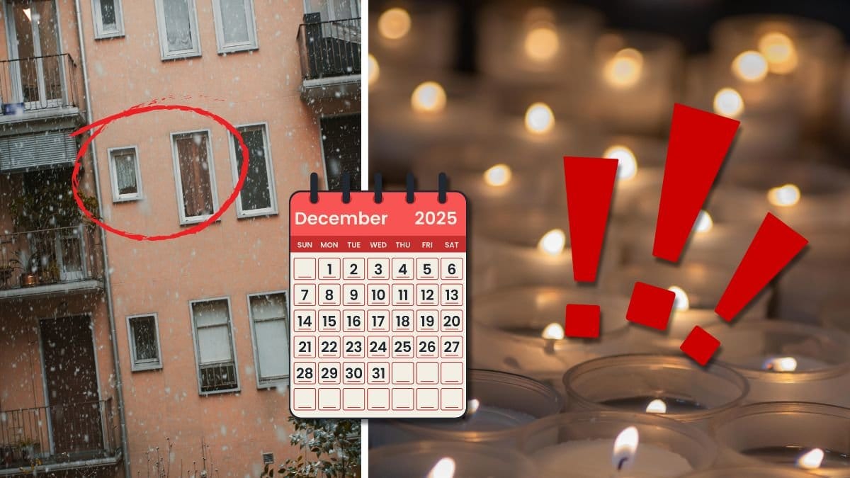 Jul, ljus och kalender på december.