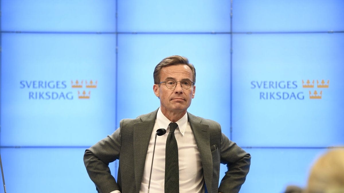 Moderaternas partiledare Ulf Kristersson.