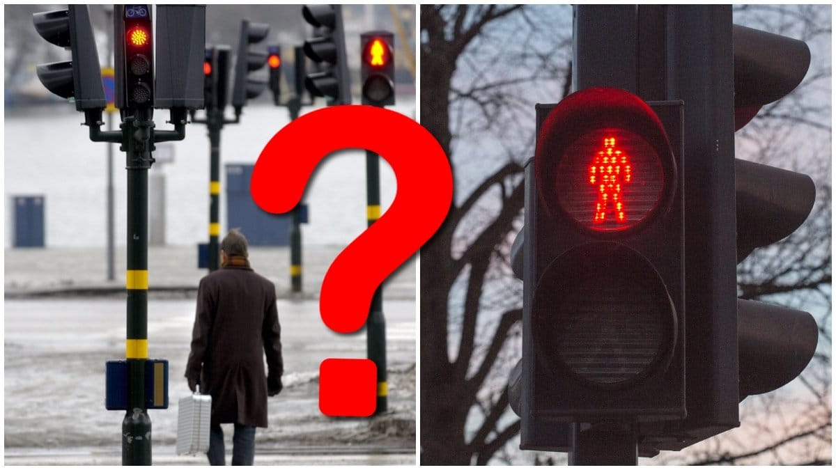 Vad säger egentligen lagen om att gå mot rött? Det har Nyheter24 tagit reda på.