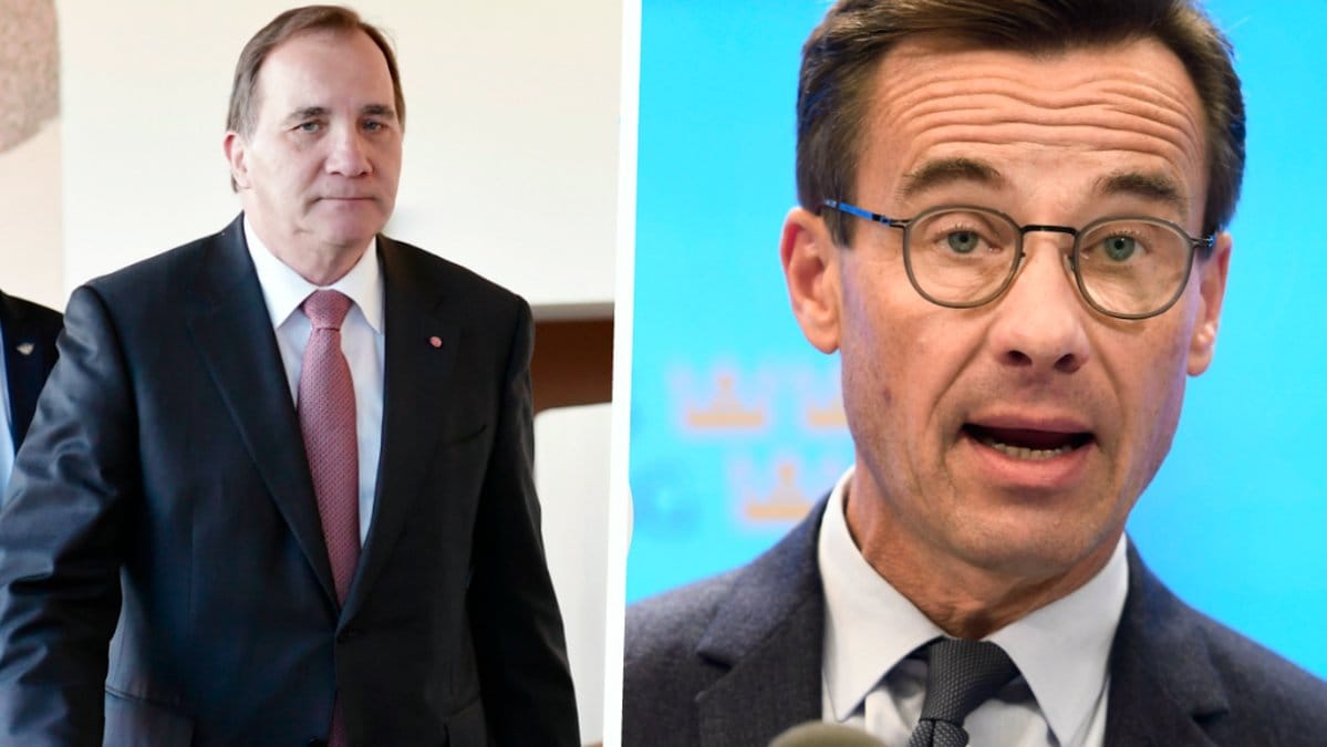 Stefan Löfven och Ulf Kristersson. Kollage
